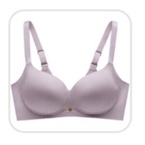 NWT Understance Emilia Wireless Contour Bra - Molded Full Coverage - Pale Mauve